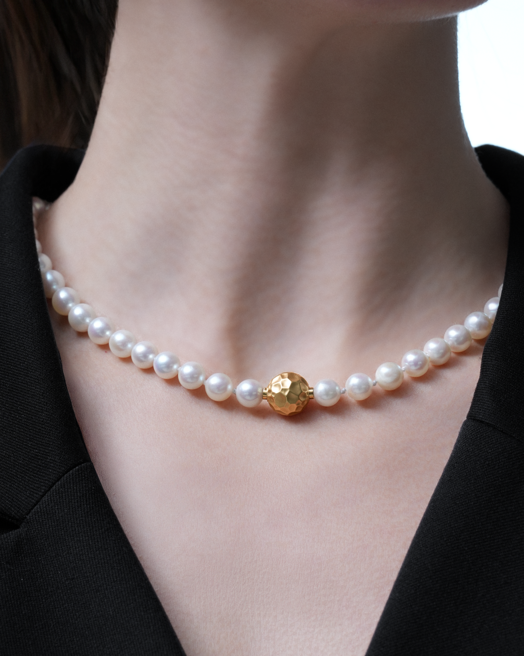 Solstice Gold Pearl Kolye