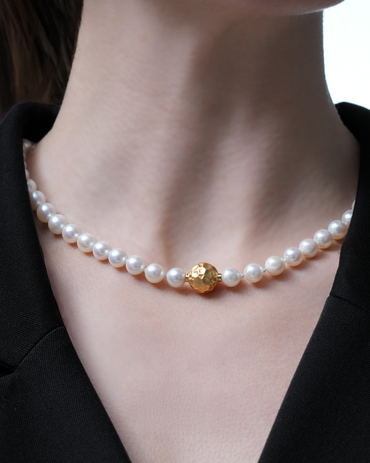 Solstice Gold Pearl Kolye