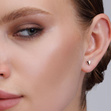 Серьги Мини сердце
