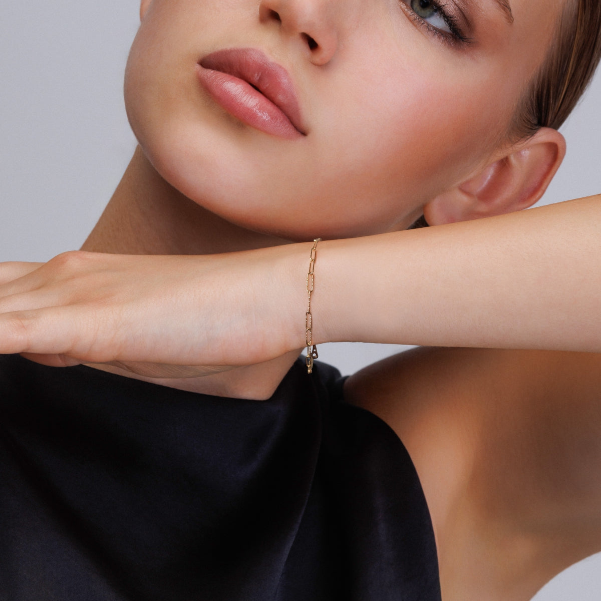 Avelon Unisex Fine Chain Altın Bileklik