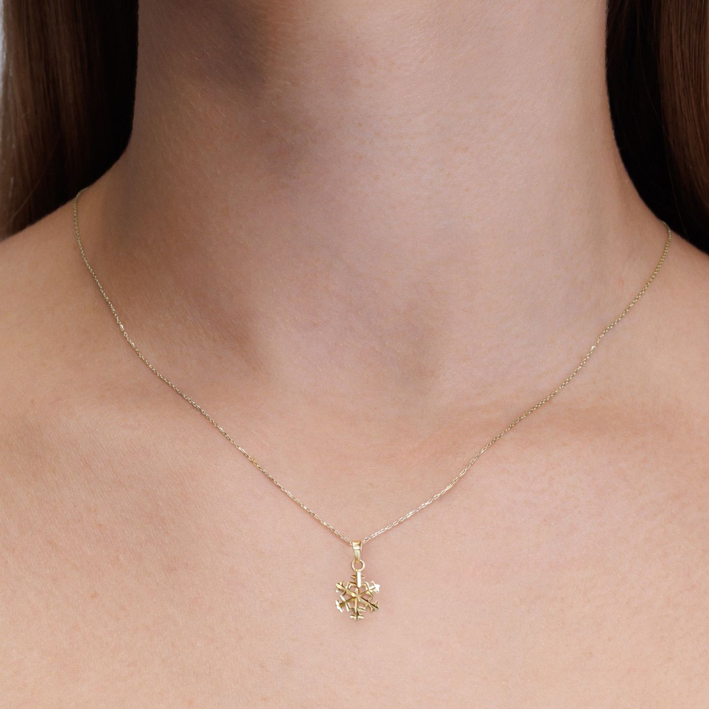 Kart Tanesi Altın Kolye