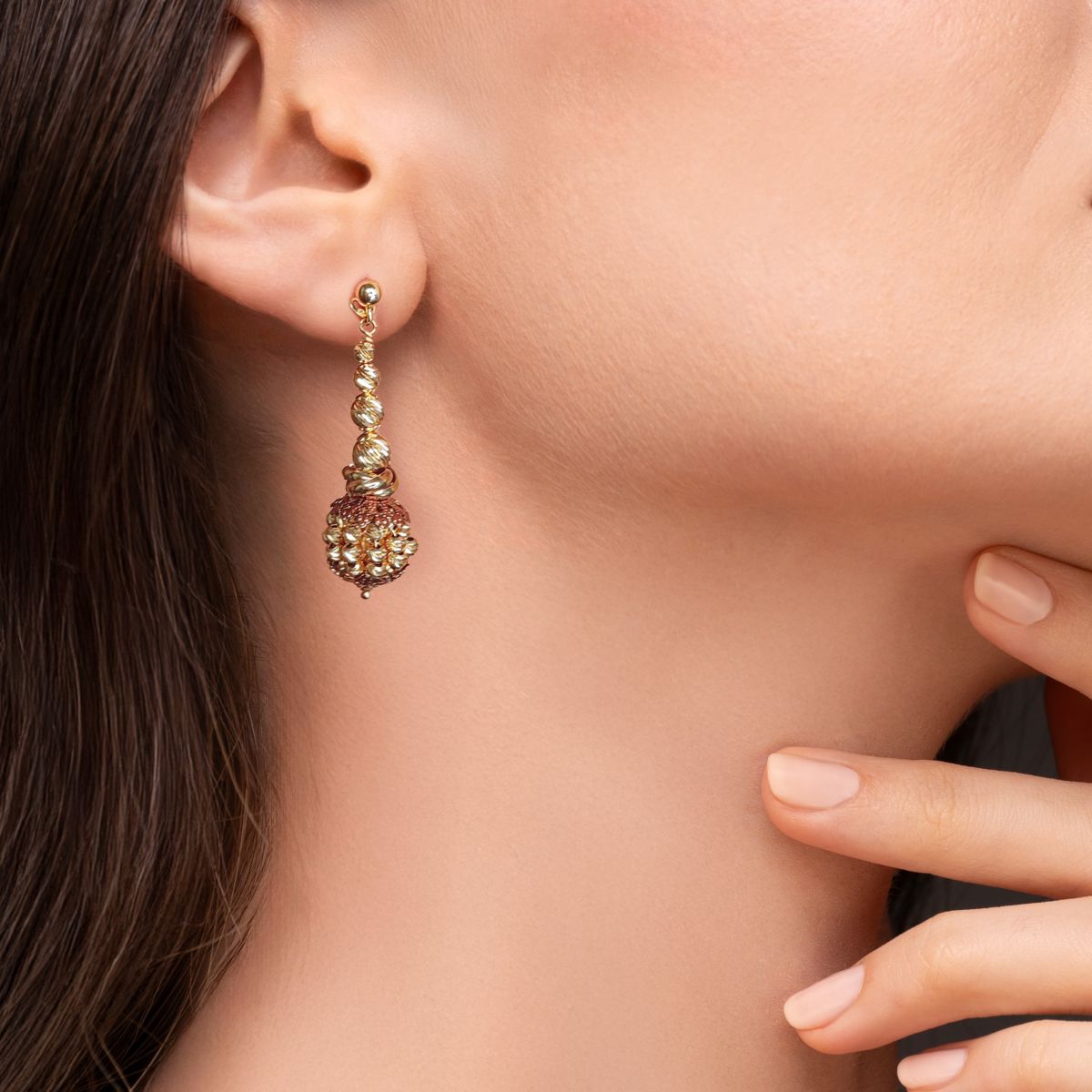 Celeste Woven Orbs Earrings