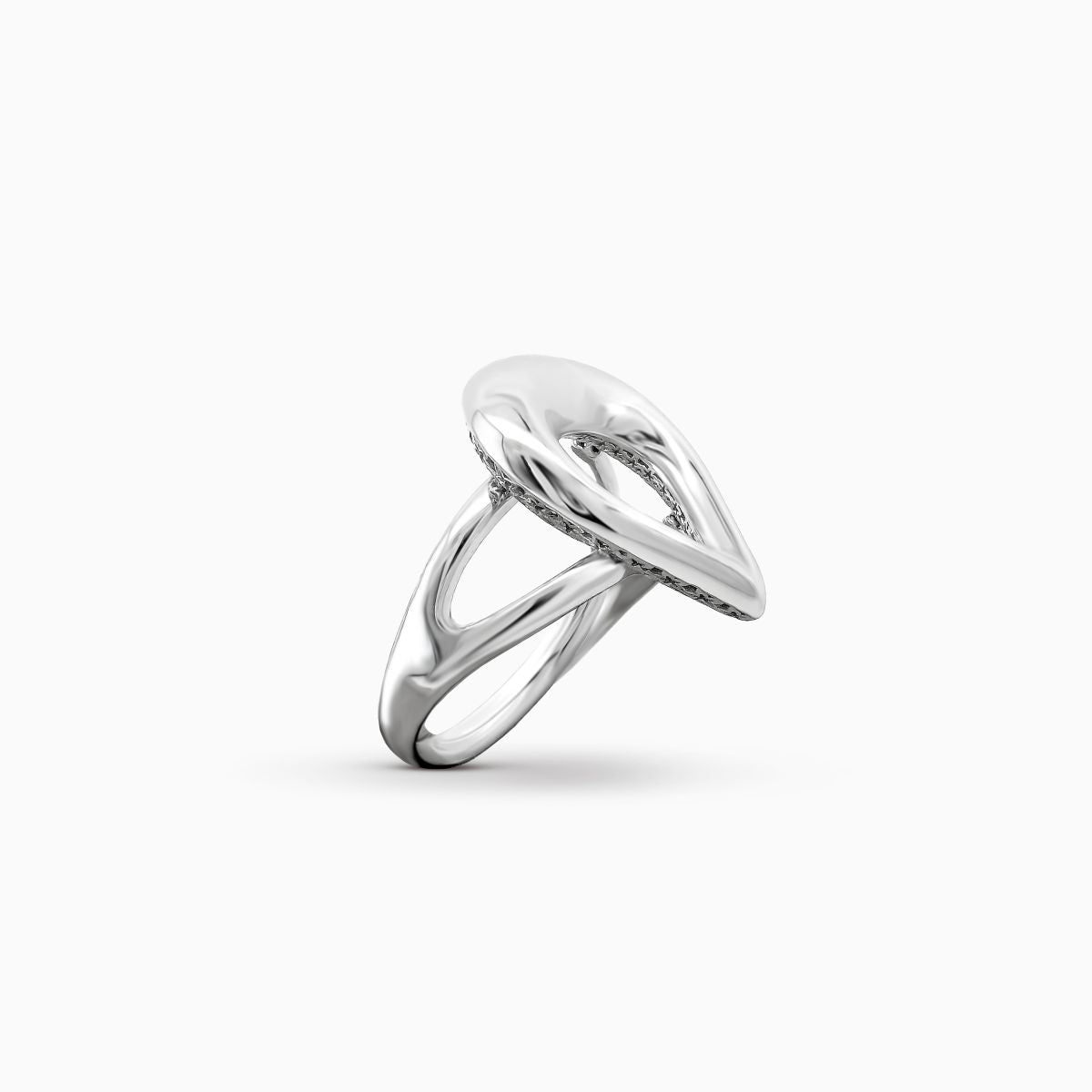 Aeris Loop White Gold Ring