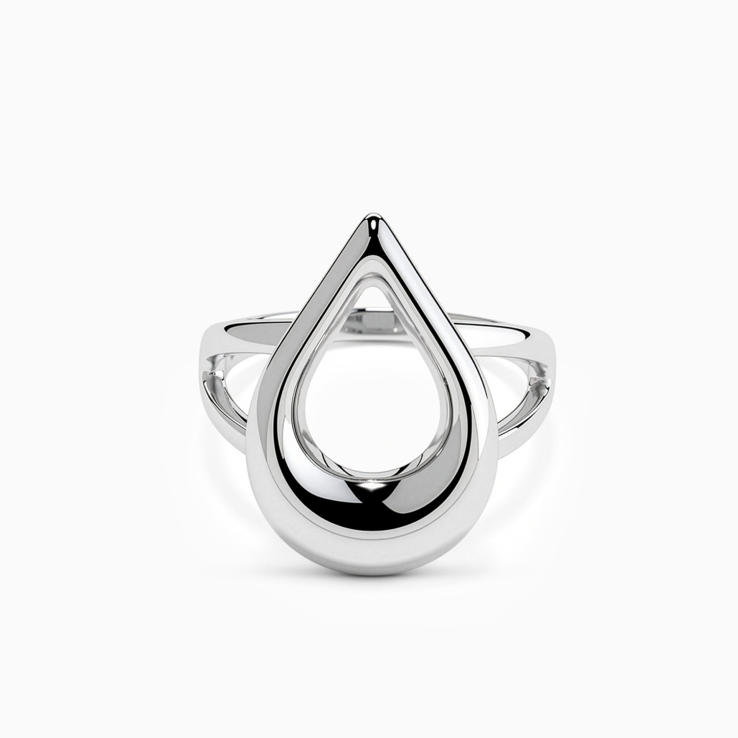 Aeris Loop White Gold Ring