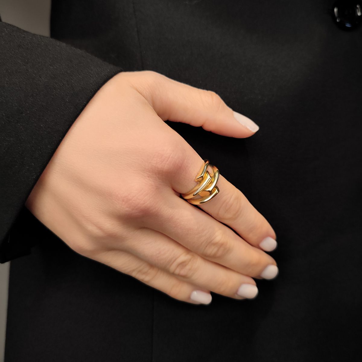 Aurenza Sarı Altın Yüzük