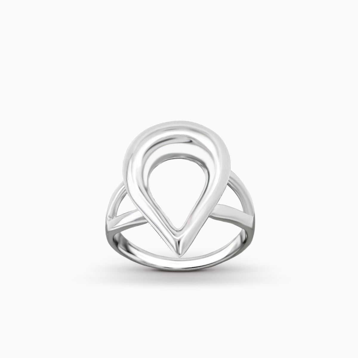 Aeris Loop White Gold Ring