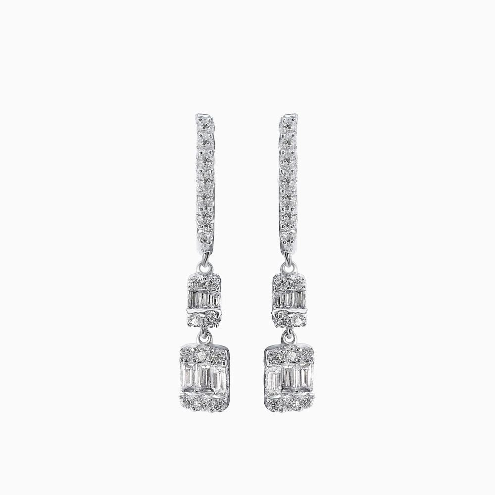 0.52 Karat Pırlanta Küpe