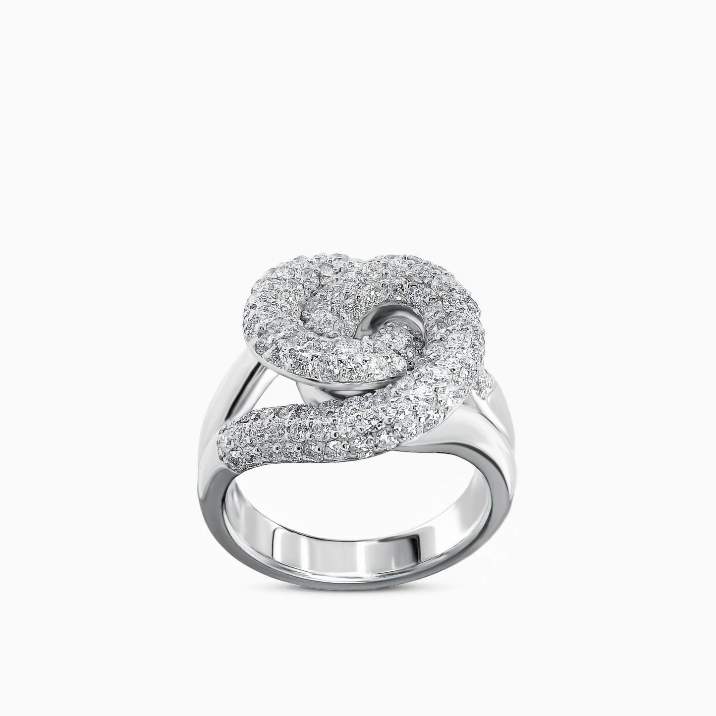 Diamond Knot Ring