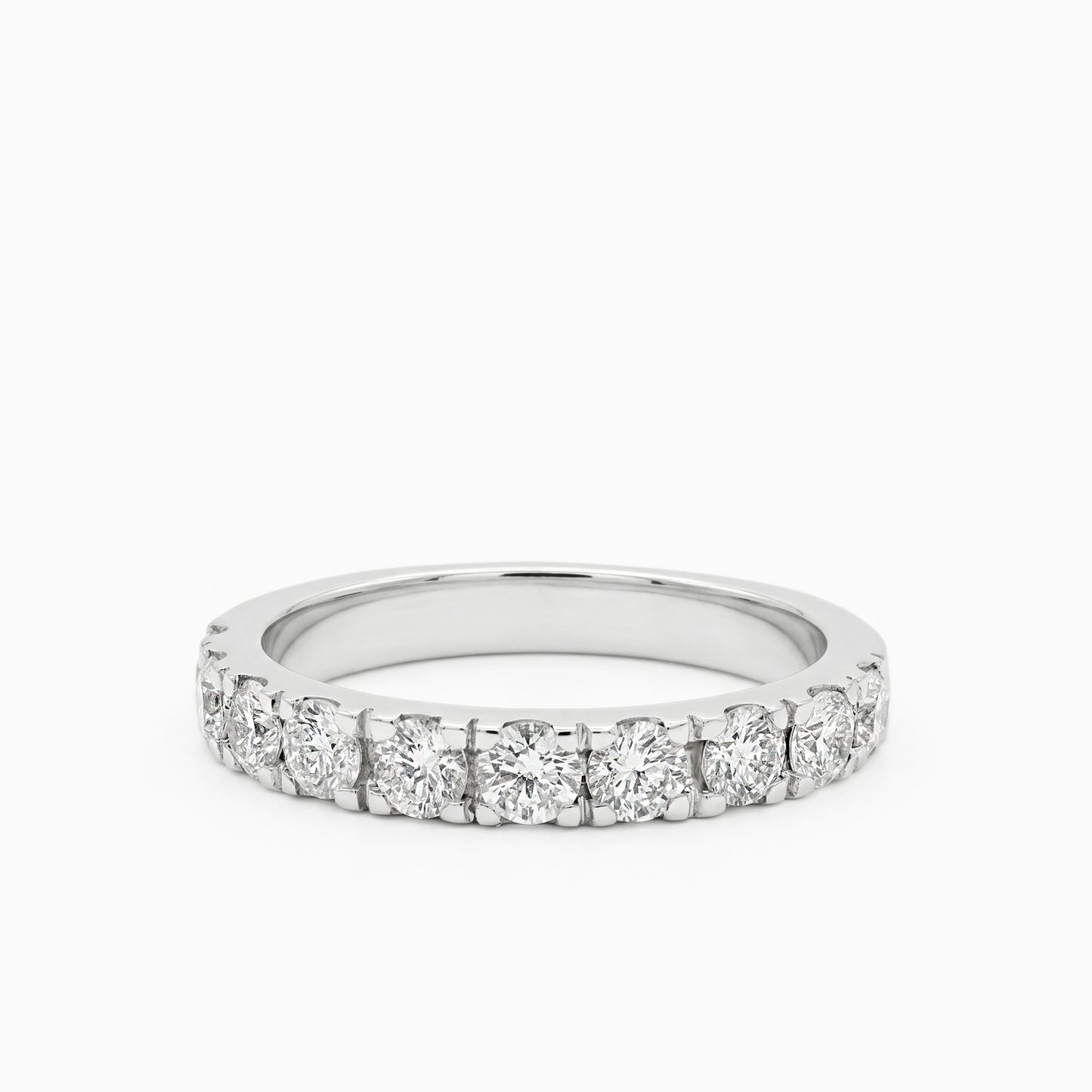 Half Diamond Eternity Ring
