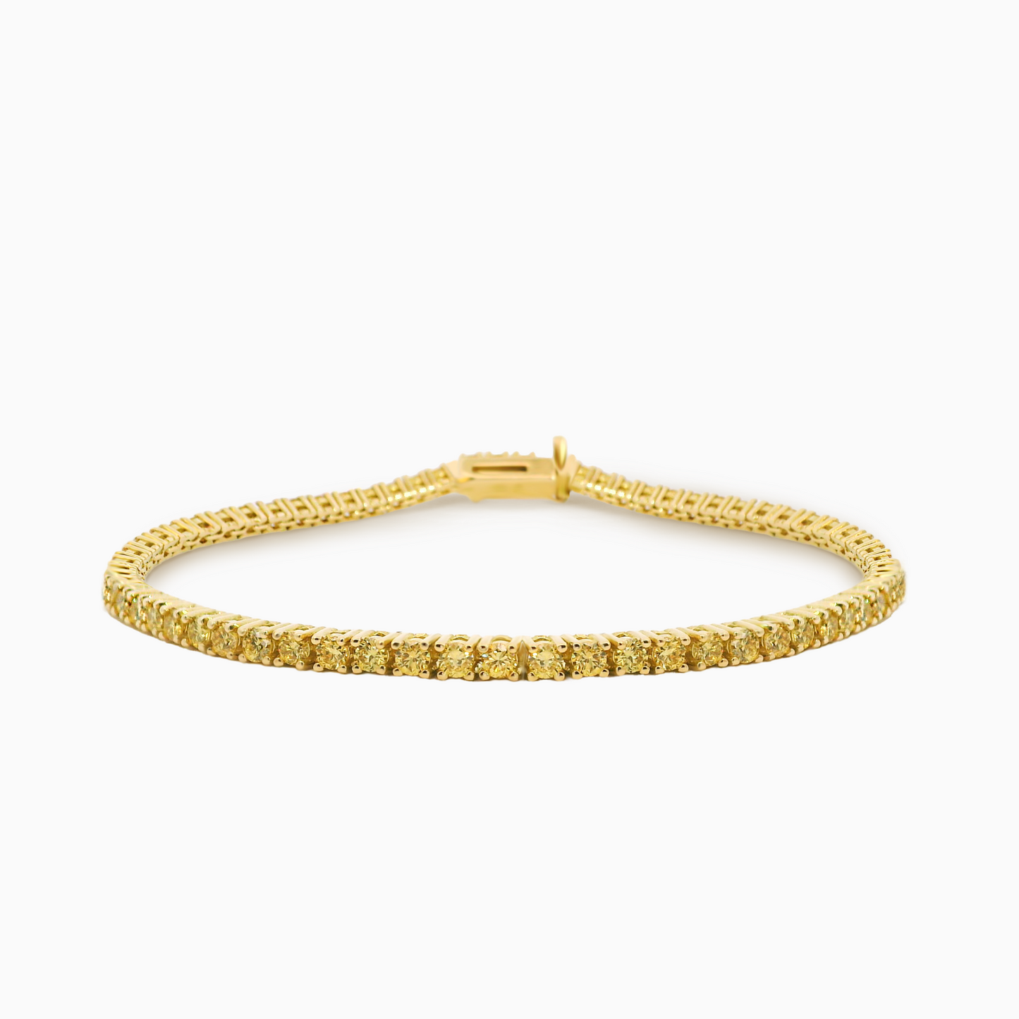 Fancy Intense Yellow Tennis Bracelet