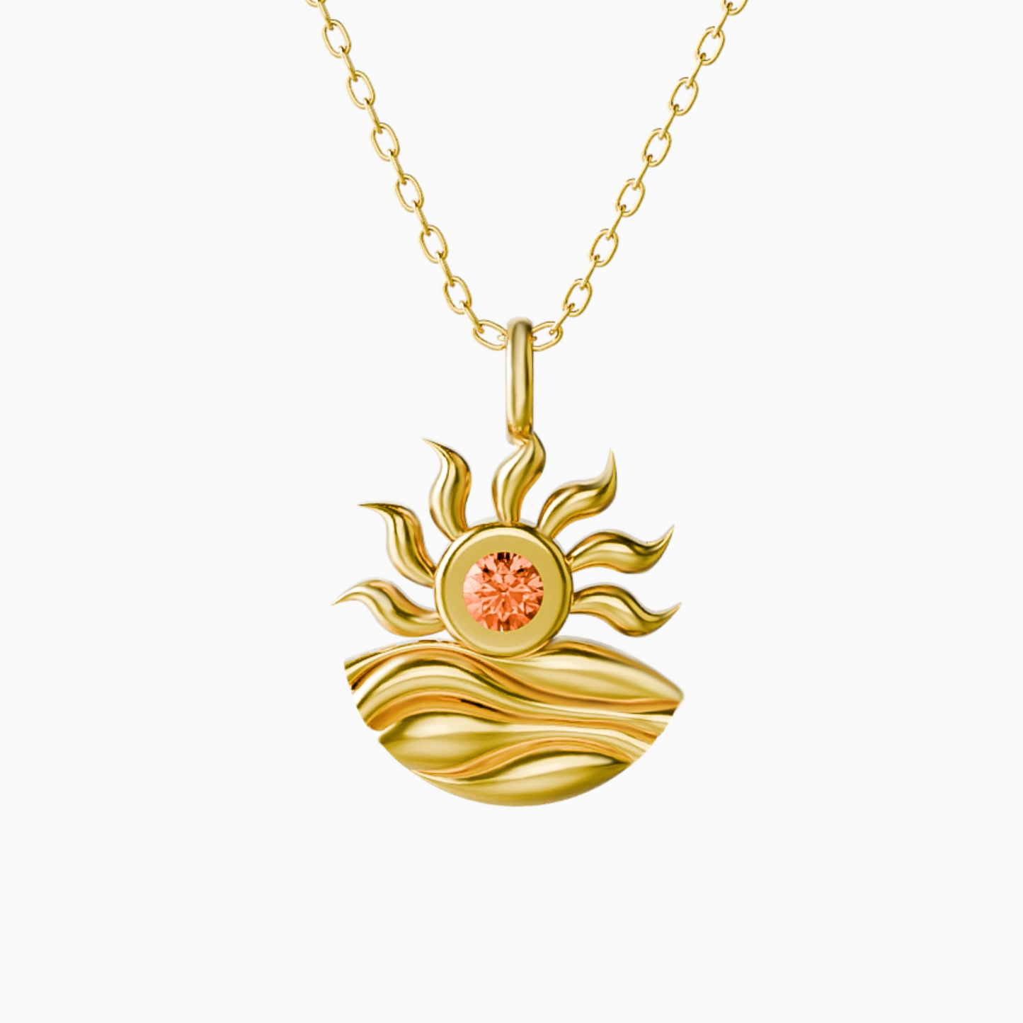 Golden Wave Necklace