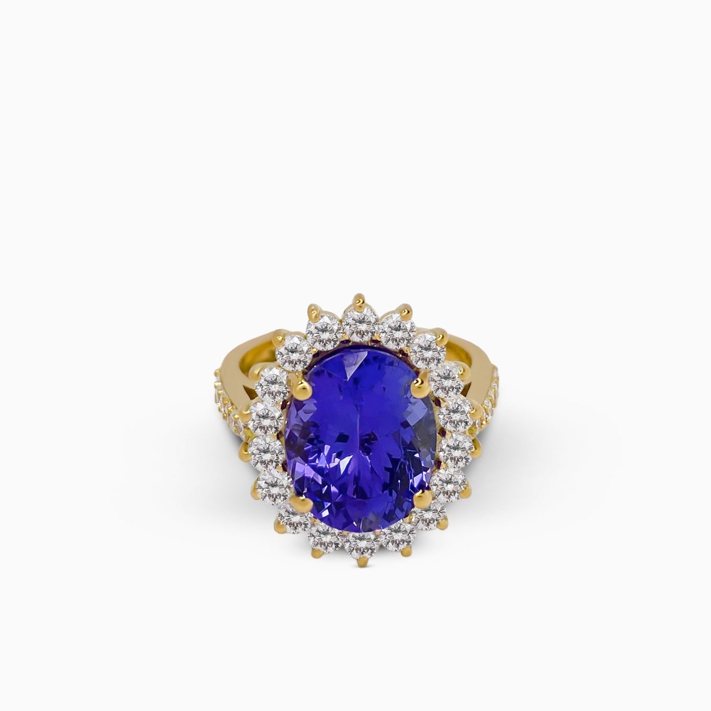 Odilon White Tanzanite Ring