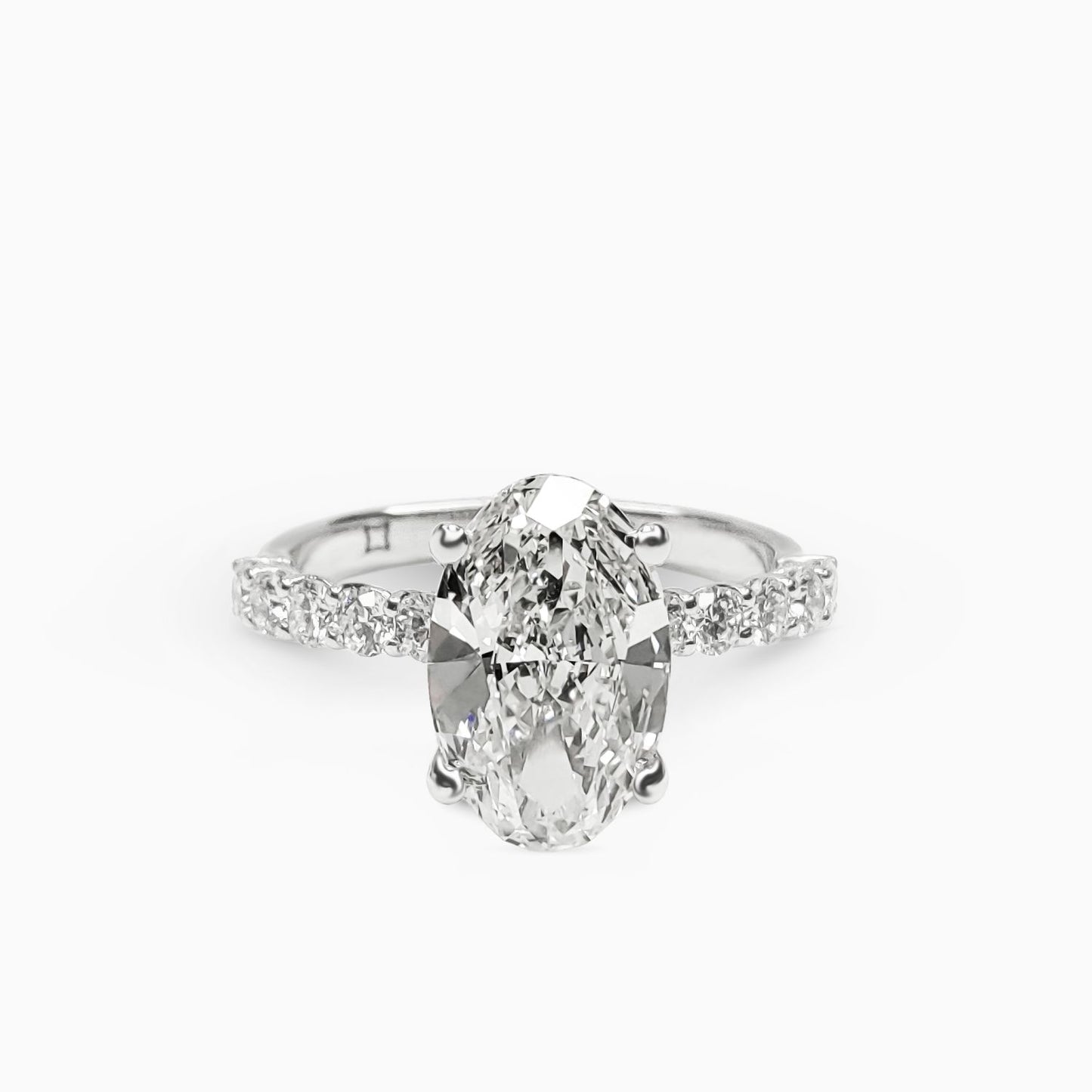 Vals Lúmina Tektaş Oval Yüzük