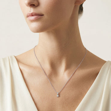 0.18 Carat Diamond Solitaire Necklace