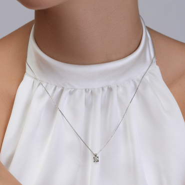 0.21ct Diamond Solitaire Necklace