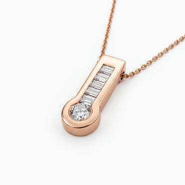 Stick Diamond Necklace