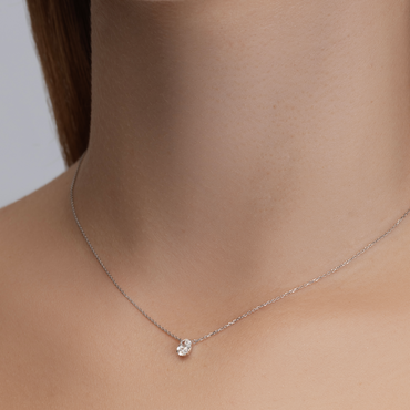 0.33ct Diamond Solitaire Necklace