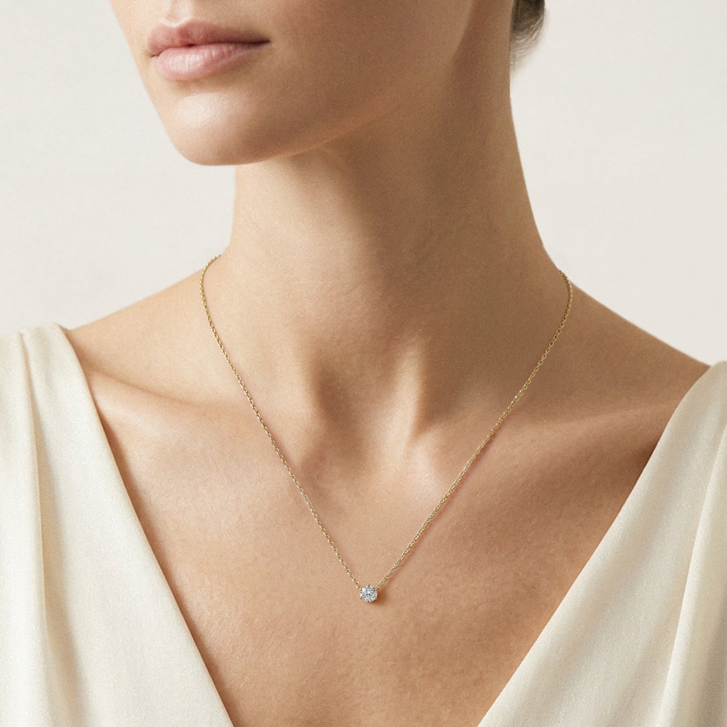 0.30ct Diamond Solitaire Necklace