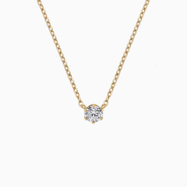 0.30 Karat Pırlanta Tektaş Kolye