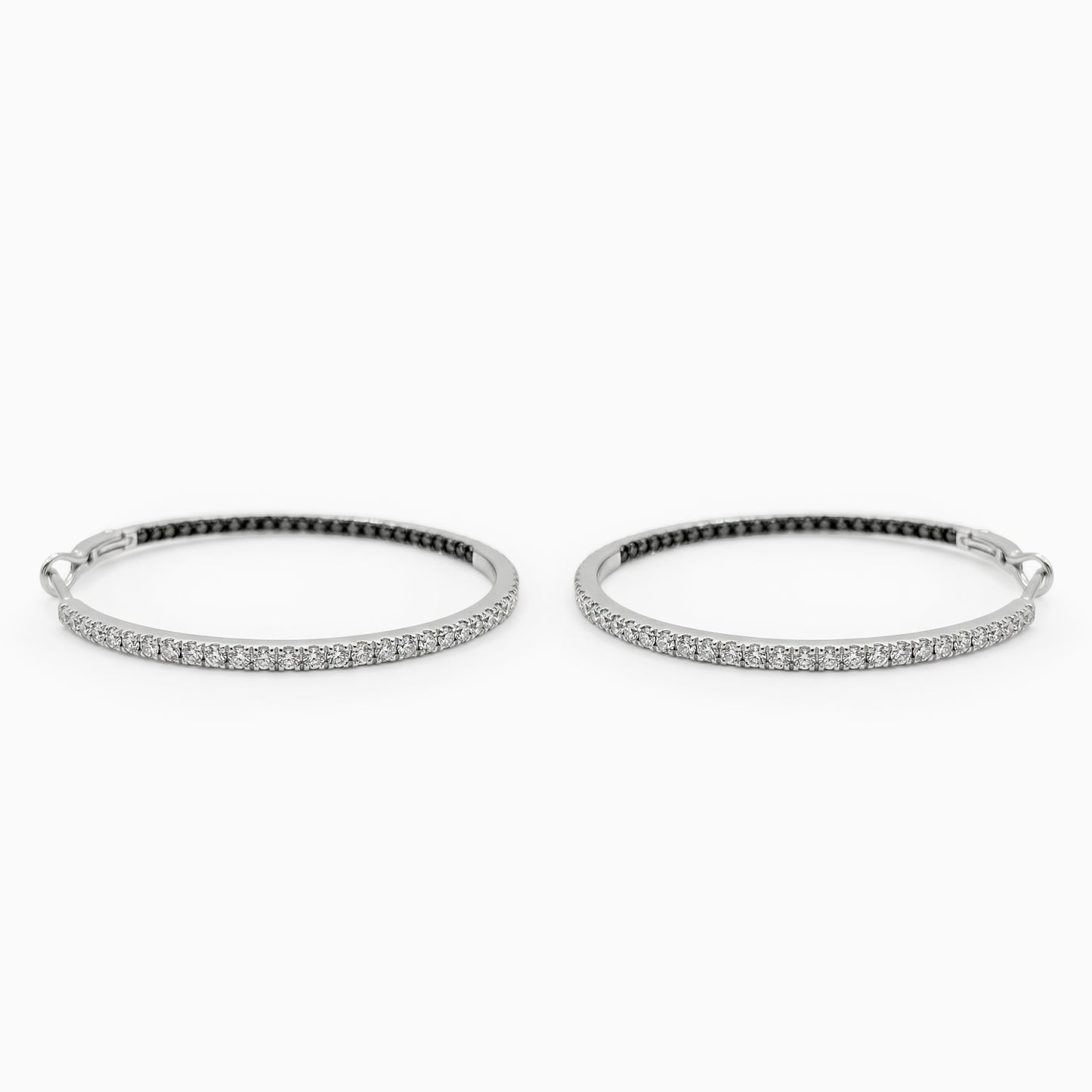 Diamond Hoop Earrings