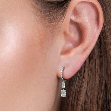 0.52 Karat Pırlanta Küpe