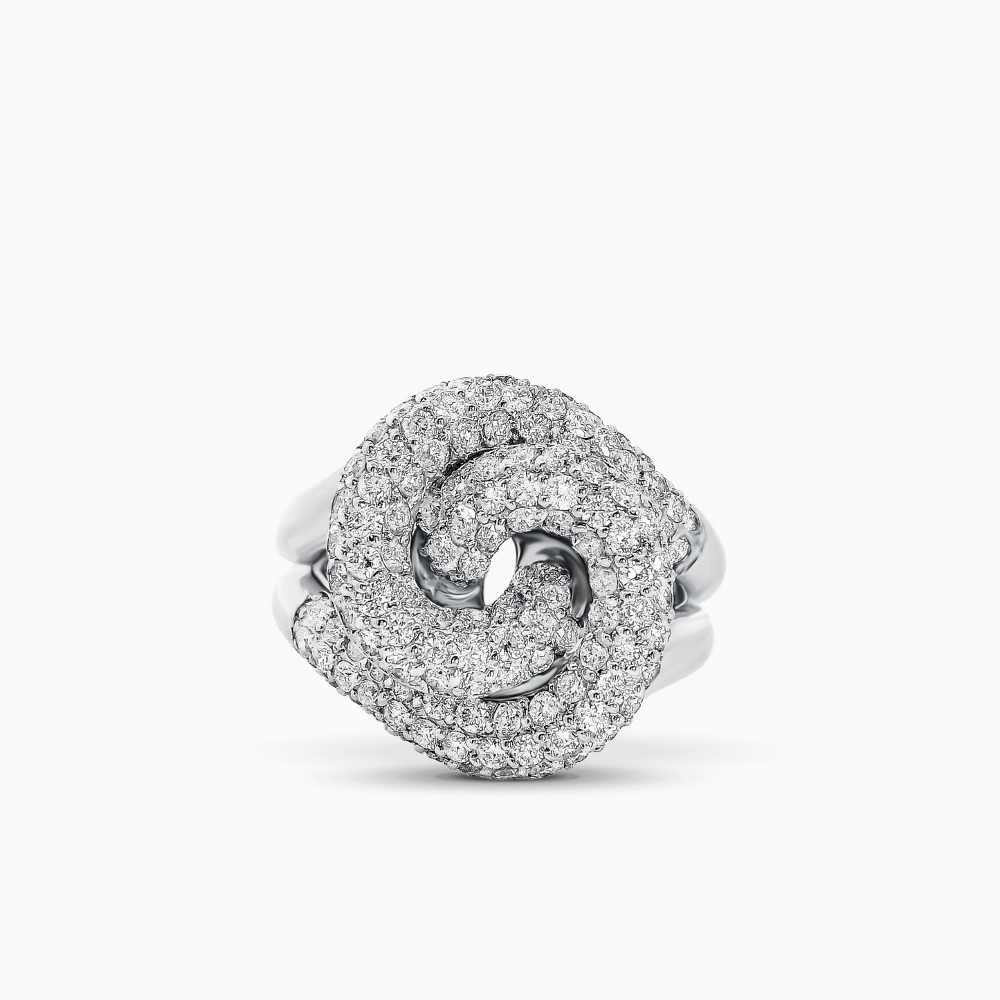 Diamond Knot Ring