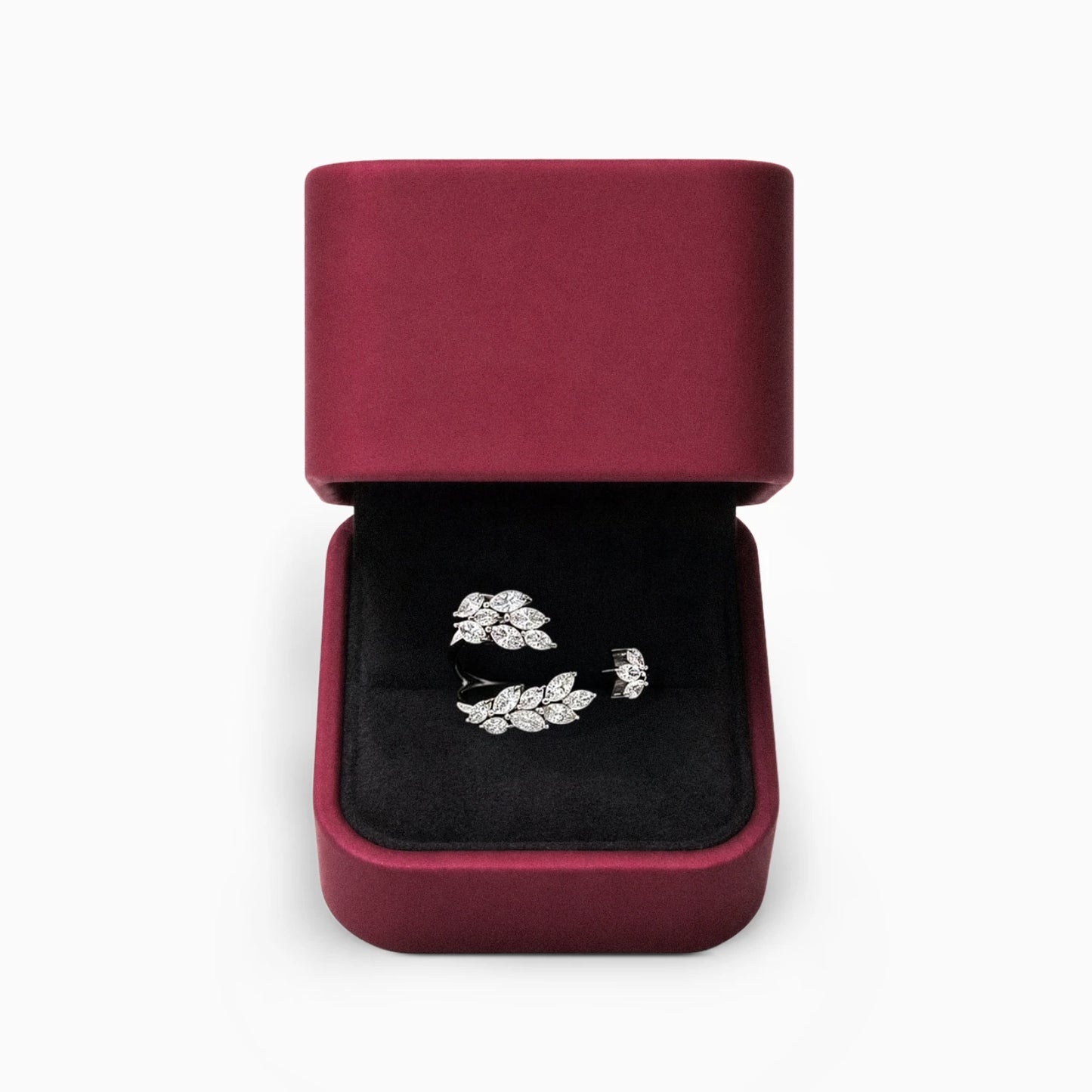 Diamond Leafs Ring