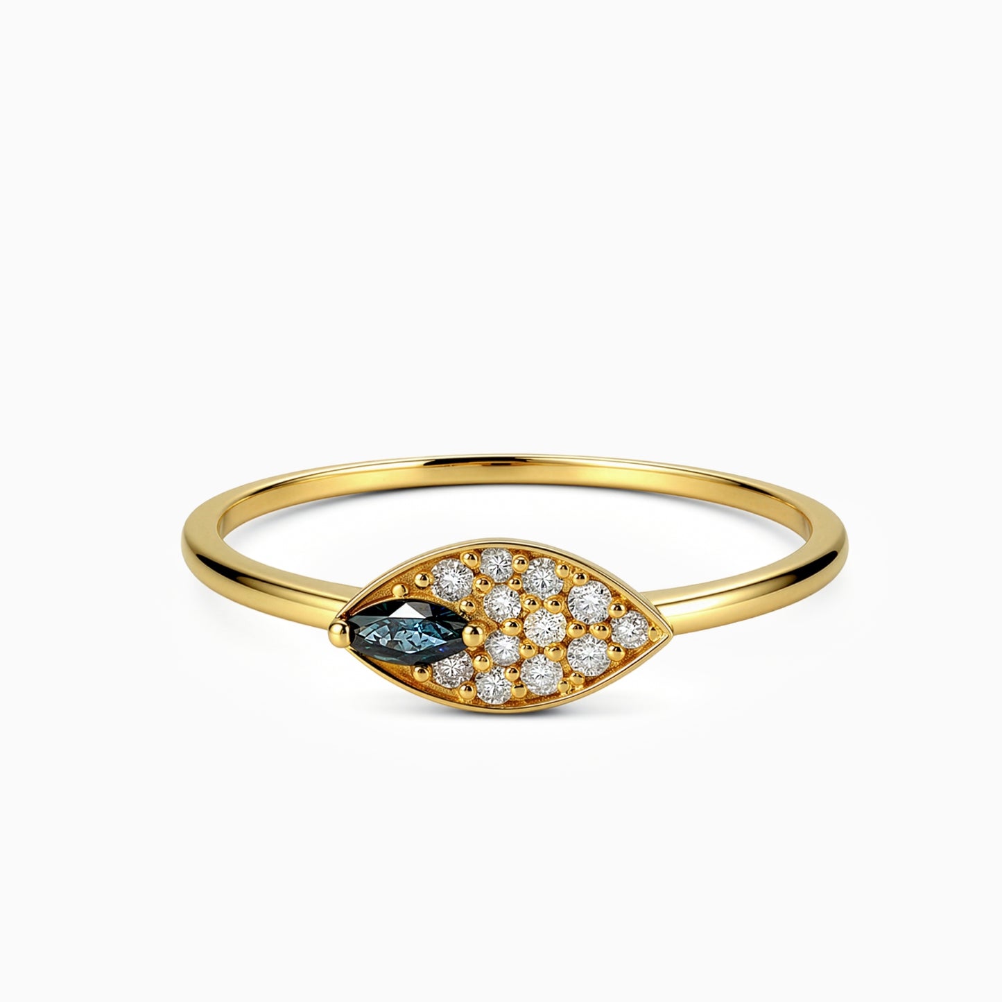 Markiz Aura Safir Yüzük