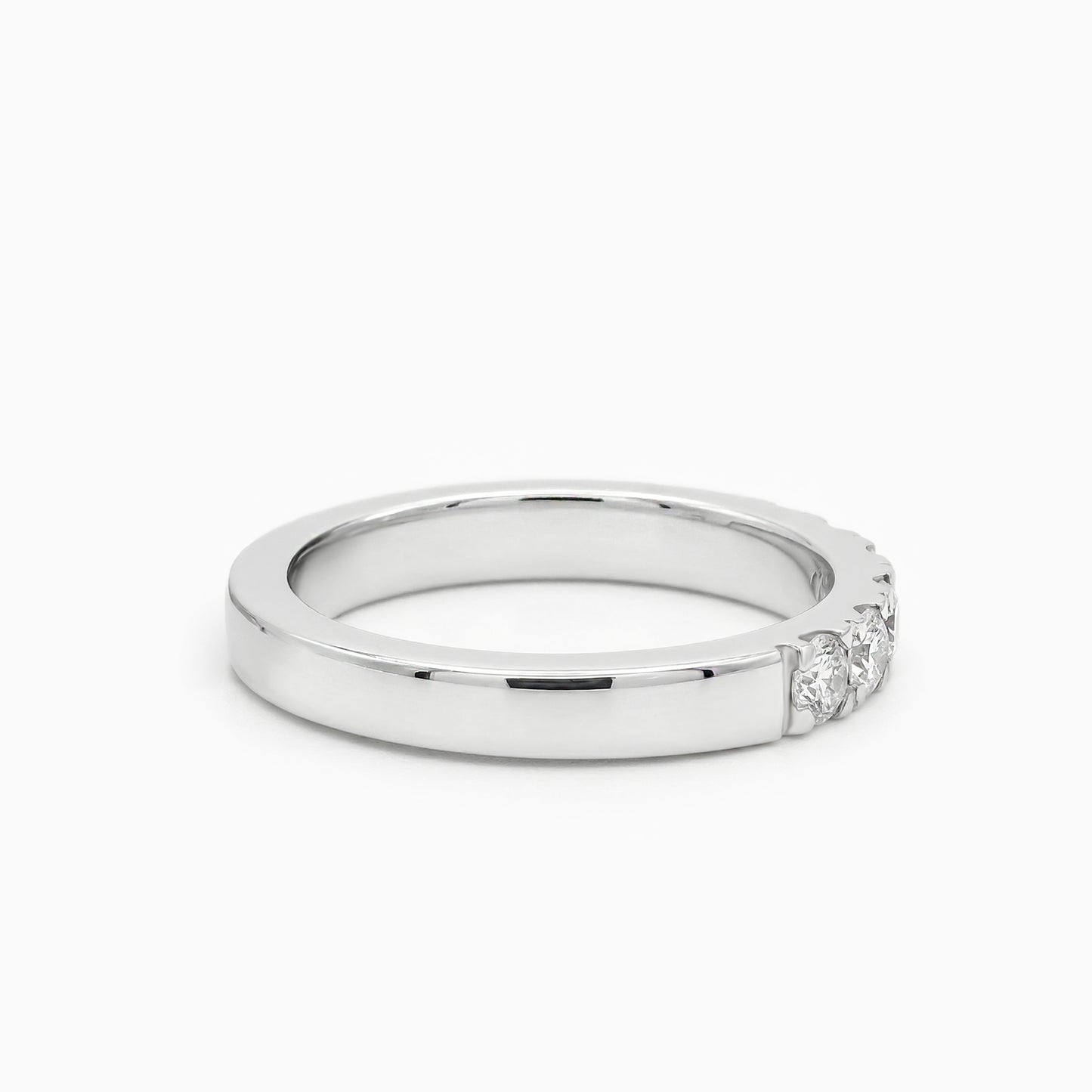 Half Diamond Eternity Ring