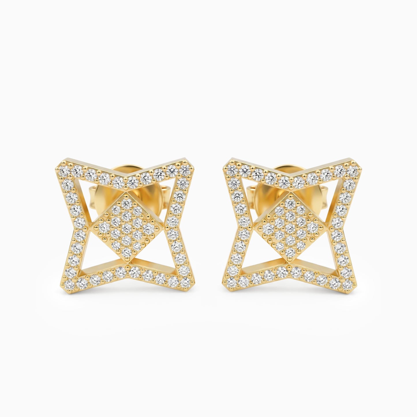 Vals Icon Pave Earrings