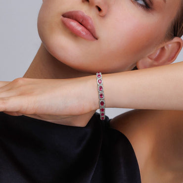 Crimson Cascade Bileklik