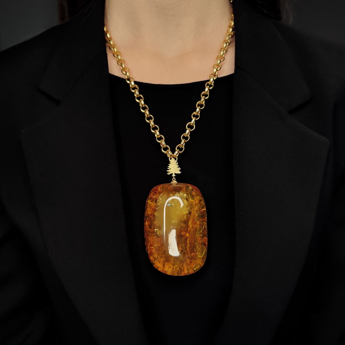 Amber Prime Kolye Ucu