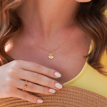 Golden Wave Necklace
