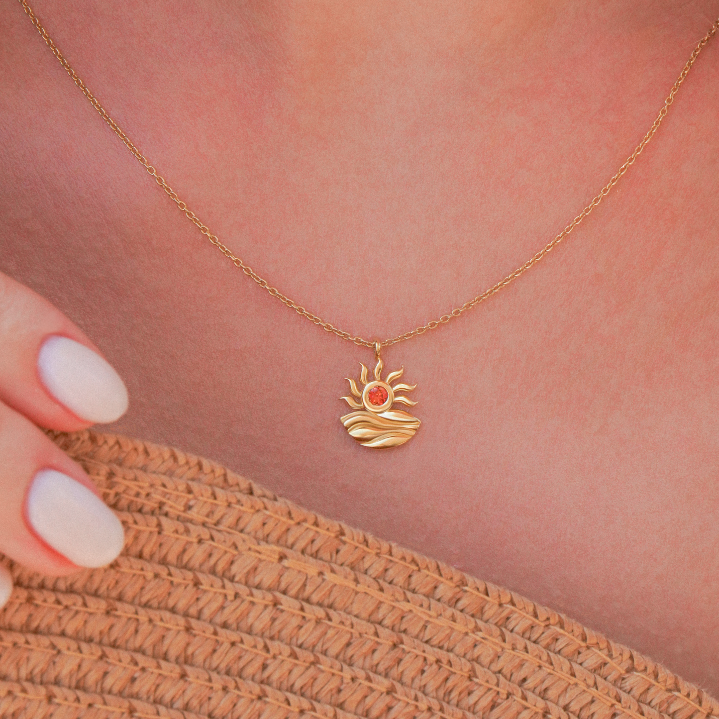 Golden Wave Necklace