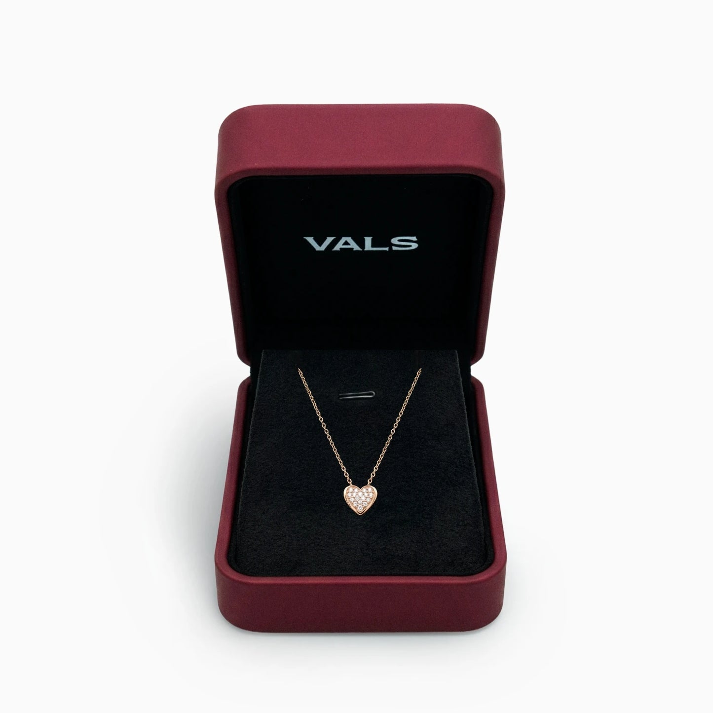 0.14 Karat Pırlanta Kalp Kolye