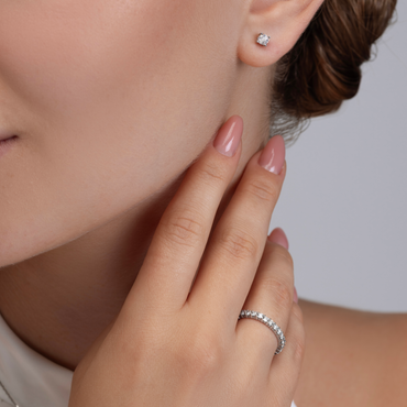 0.85ct Diamond Solitaire Earrings