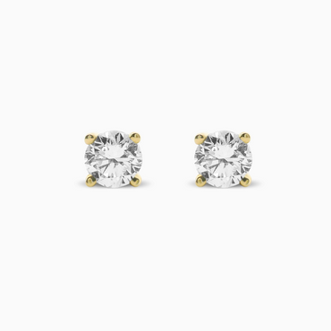 0.65ct Diamond Solitaire Earrings