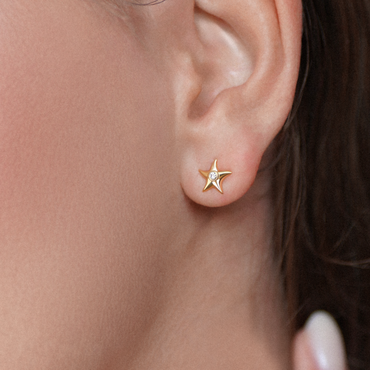 Shinning Starfish Earrings
