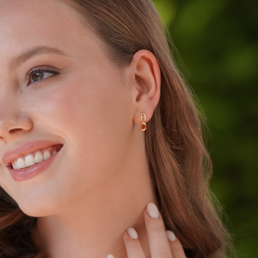 Orange Breeze Earrings