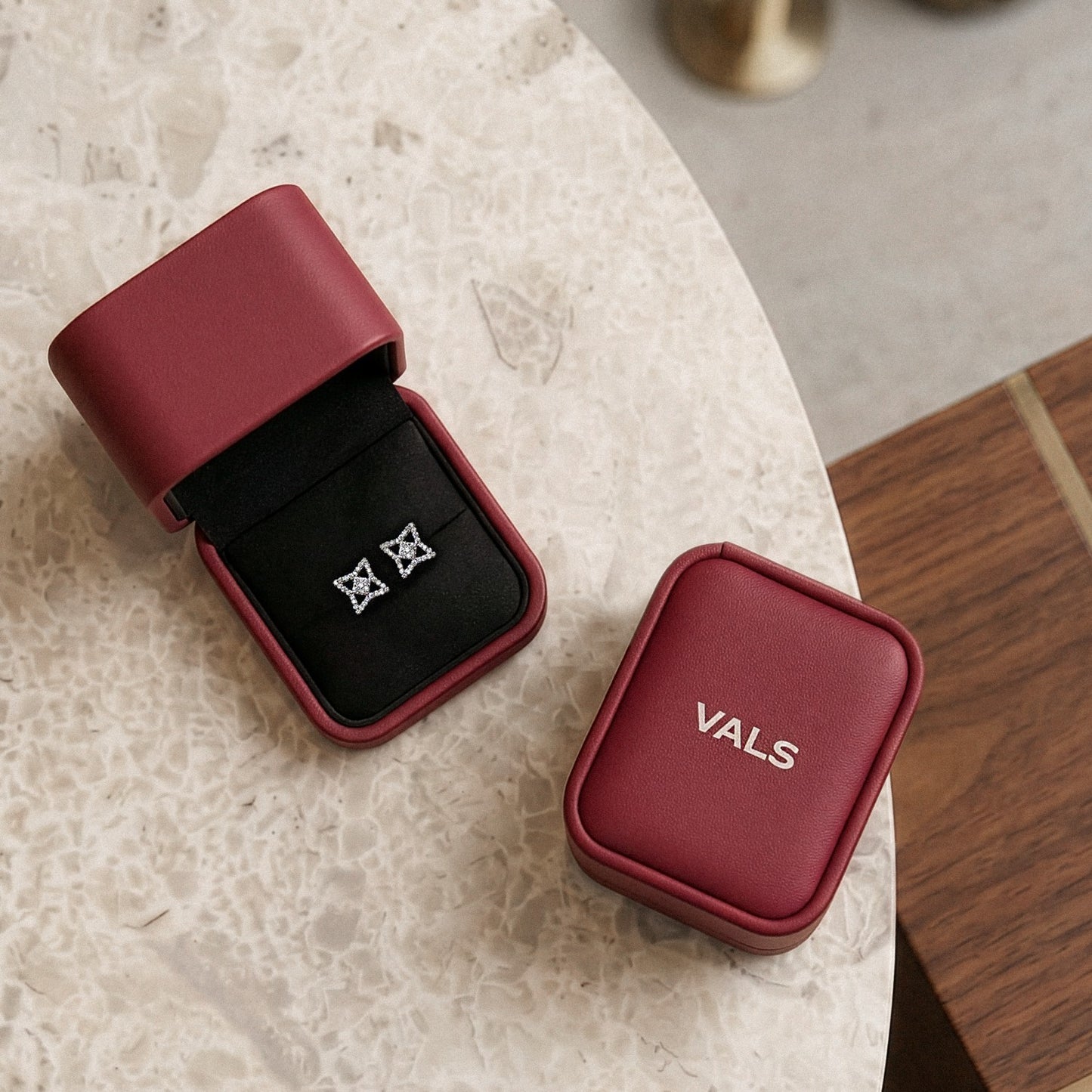 Vals Icon Pave Earrings