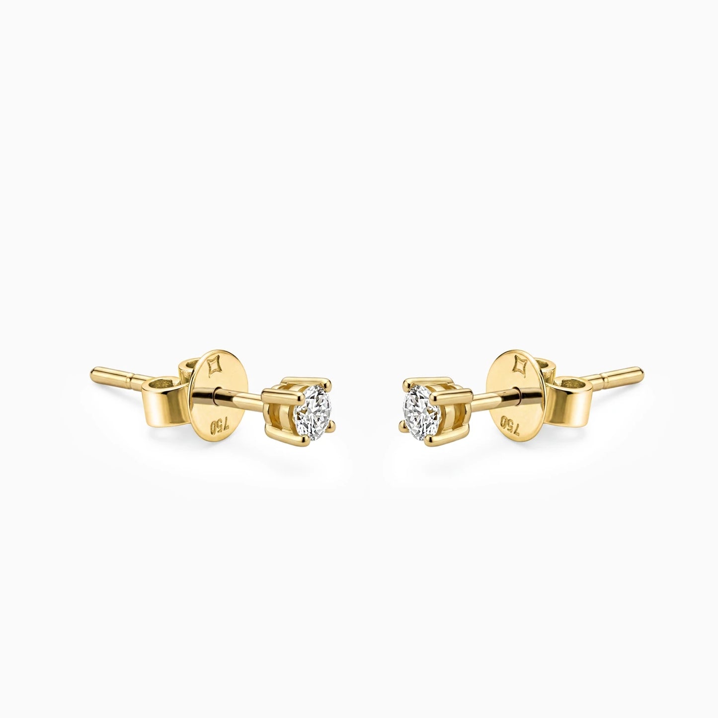 0.17 Carat Diamond Solitaire Earring