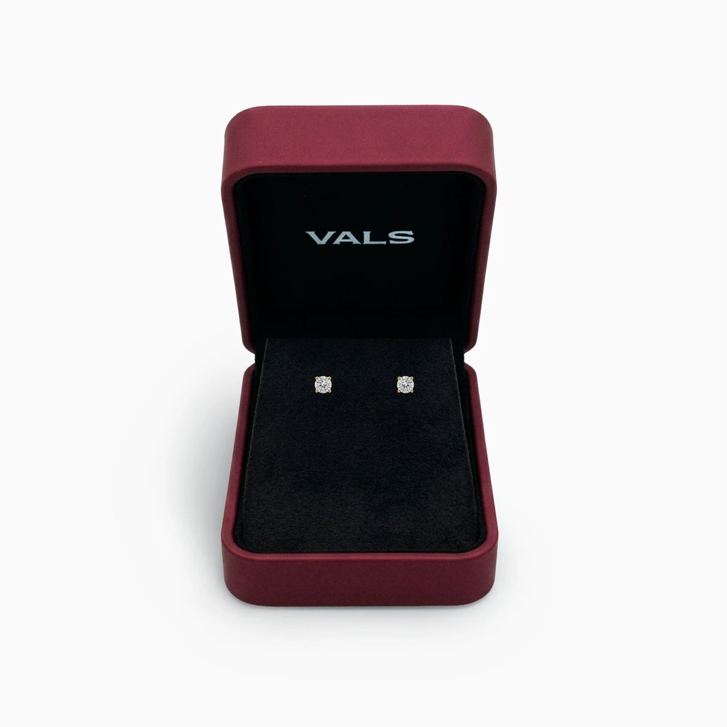 0.57 Carat Diamond Solitaire Earring
