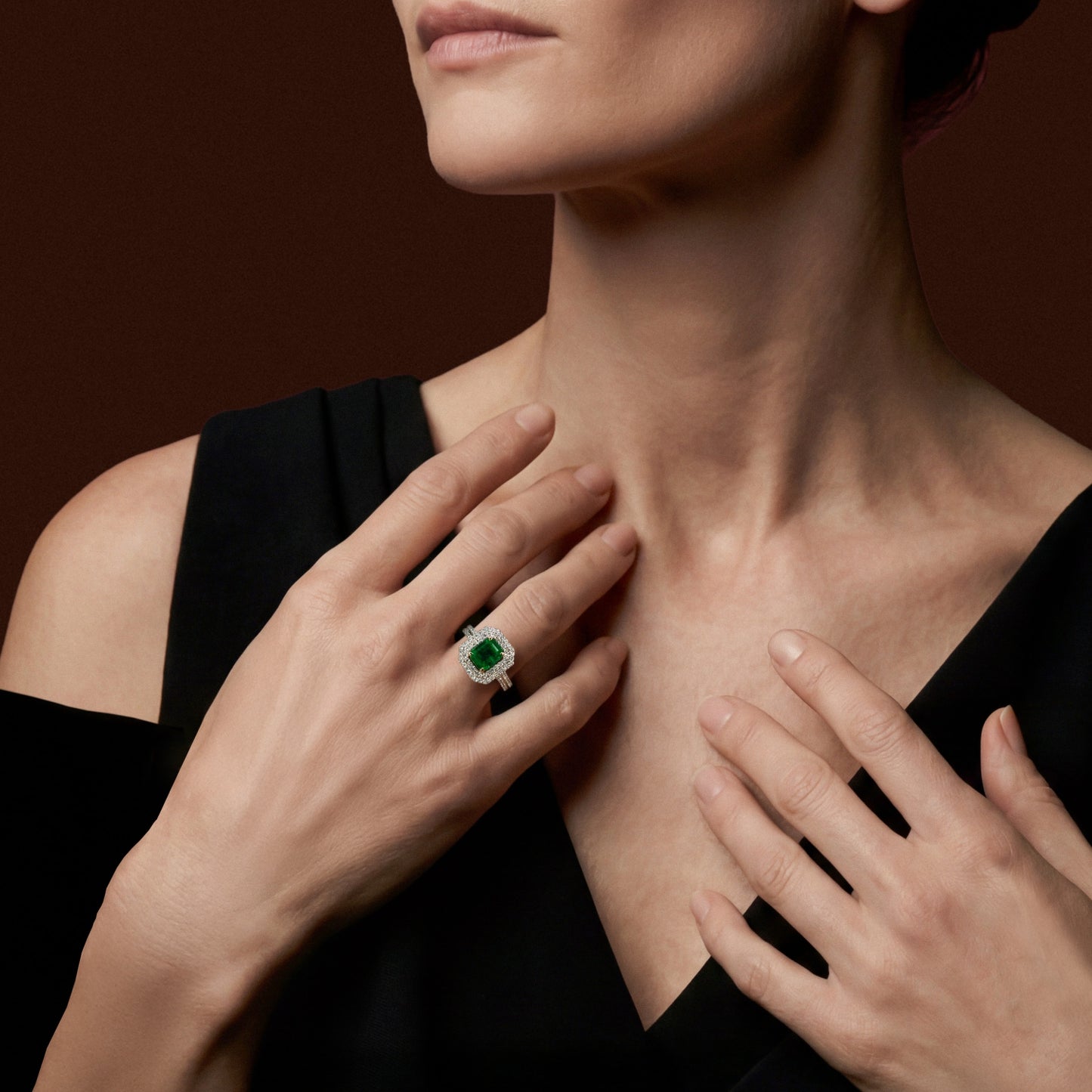 Emerald & Diamond Ring