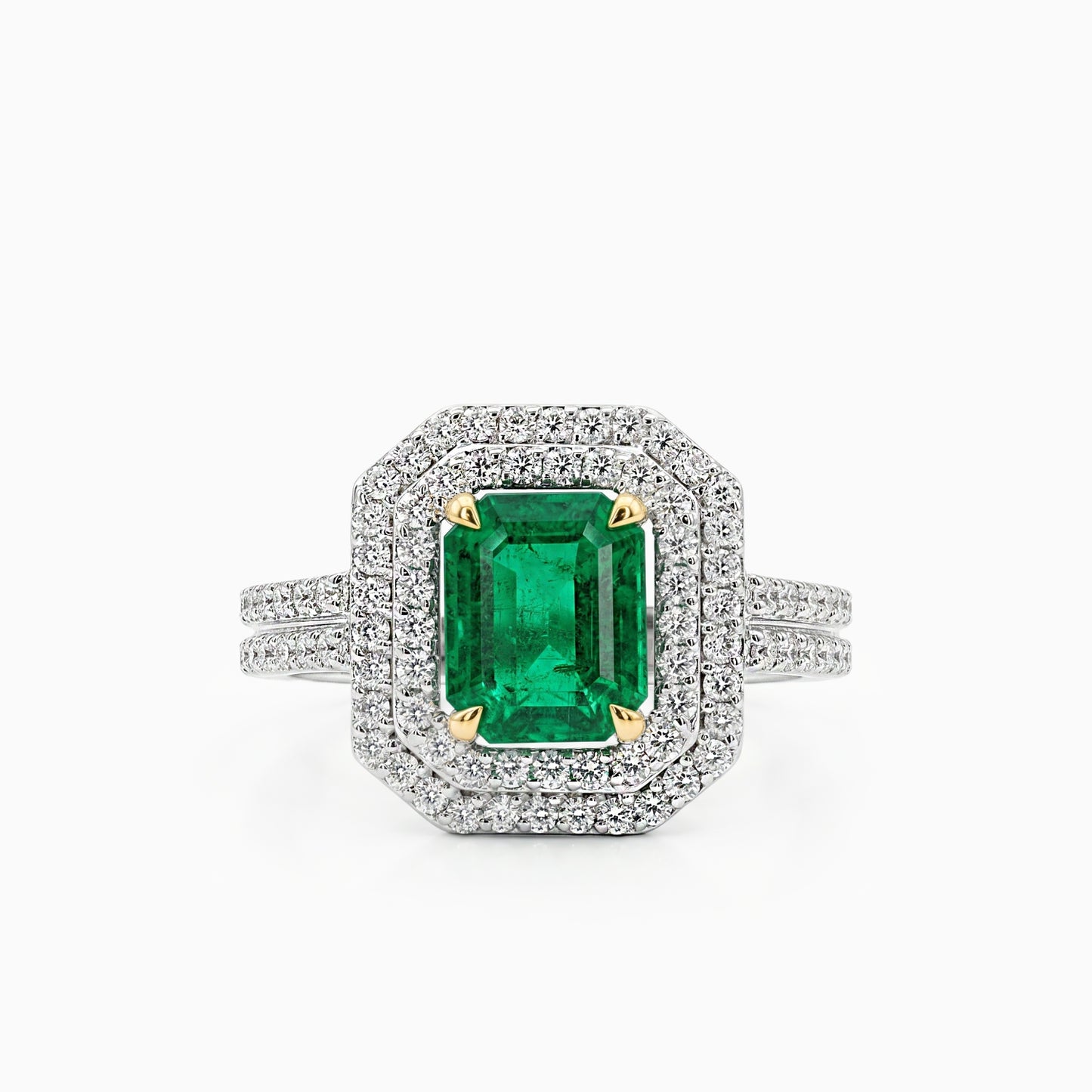 Emerald & Diamond Ring