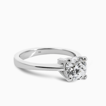 1.00ct H Color Diamond Engagement Ring