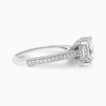 2.02ct Princess Cut Diamond Engagement Ring