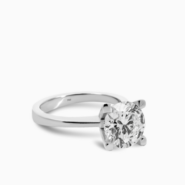 1.00ct F Color Diamond Engagement Ring