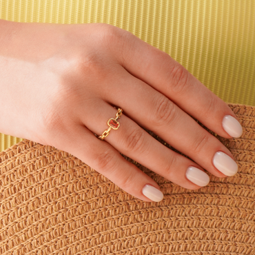 Orange Breeze Ring