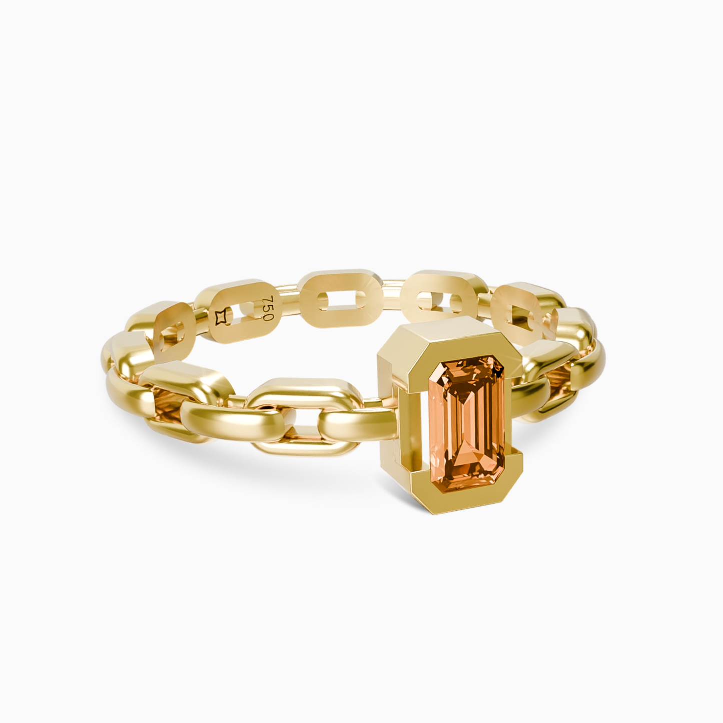 Orange Breeze Ring
