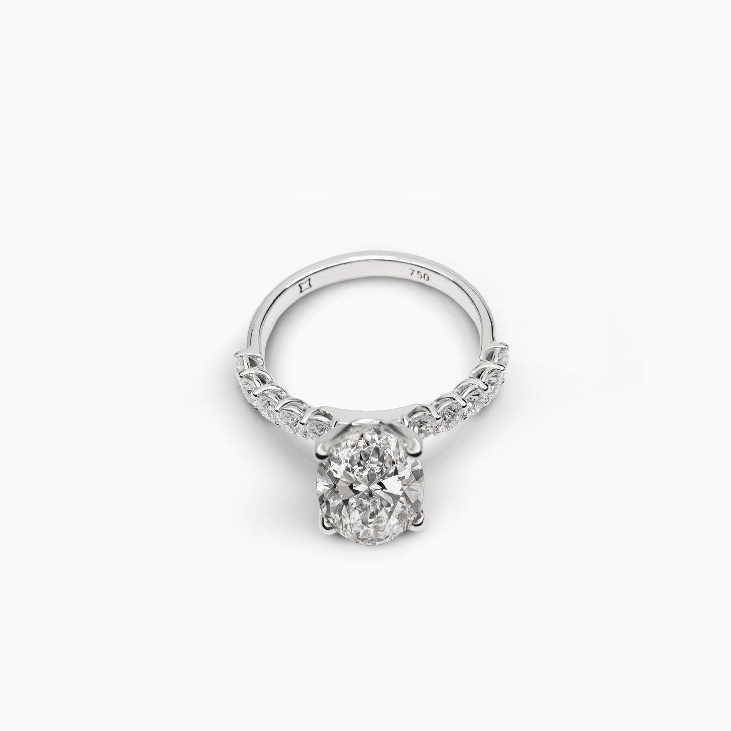 Vals Lúmina Tektaş Oval Yüzük